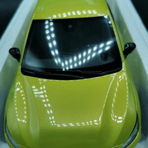 PEUGEOT E-208GT JAUNE AGUEDA 2024 OTTOMOBILE 1/18 EME