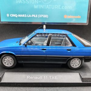RENAULT 11 TXE TAXI BLEU 1985 JAMES BOND MODELCAR 1/18 EME