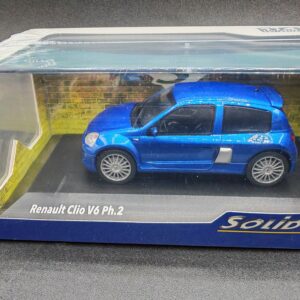 RENAULT CLIO V6 PH.2 BLEU ILIADE 2003 SOLIDO 1/43 EME