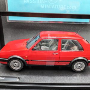 VOLKSWAGEN GOLF 2 GTI G60 MARS RED 1989 SOLIDO 1/18 EME