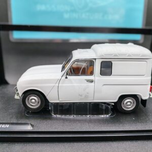 RENAULT 4L F4 WHITE 1975 SOLIDO 1/18 EME