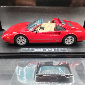 FERRARI 328 GTS RED 1985 " FLIC DE BEVERLY HILLS "KKSCALE 1/18 EME