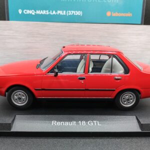 RENAULT 18 GTL ROUGE 1978 MODELCAR 1/18 EME