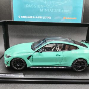 BMW M4 COMPETITION PERFORMANCE PARTS MINT GREEN 2024 SOLIDO 1/18 EME