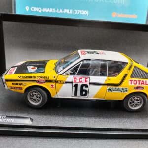RENAULT 17 RALLYE DU MAROC 1976 SOLIDO COMPETITION 1/18 EME