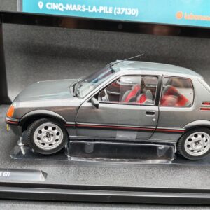 PEUGEOT 205 GTI MK2 GRIS MAGNUM SOLIDO 1/18 EME