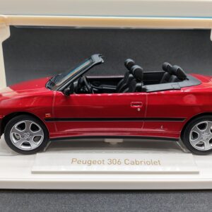 PEUGEOT 306 CABRIOLET 1994 DIABLO RED NOREV 1/18 EME